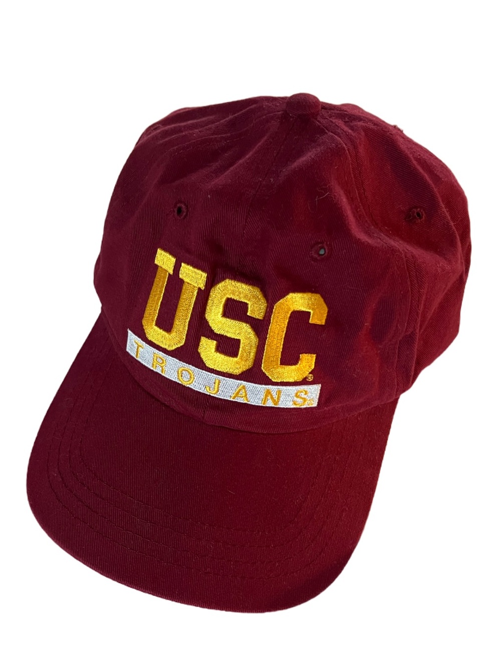 USC Trojans Maroon Hat with Gold Embroidered Logo